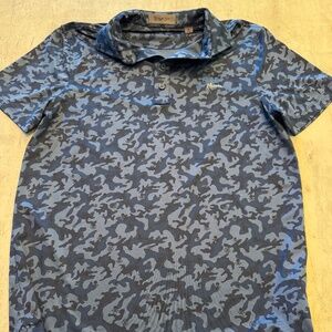 G/FORE Blue Monster Golf Shirt - Size M